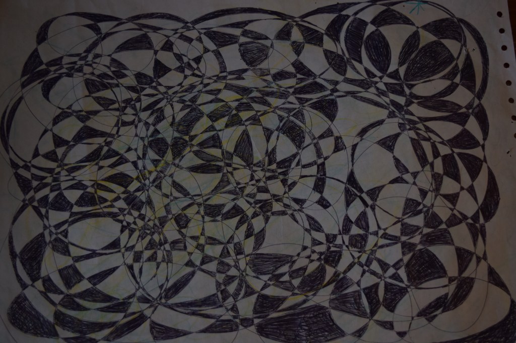 Abstract Mandala Maybe, artistic effort to incite insight